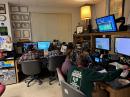 Missouri S&T Amateur Radio Club members operate from their shack. Photo courtesy of Missouri S&T Amateur Radio Club.